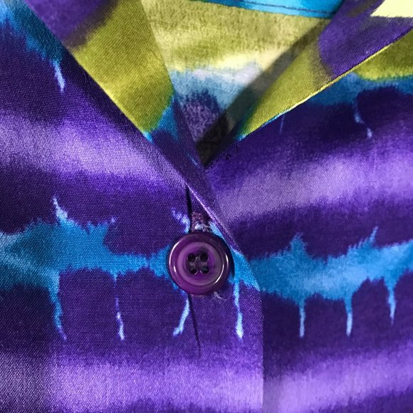 LAUREN ALEXANDRA 16W Bold Print Blouse/VINTAGE - Picture 3 of 5